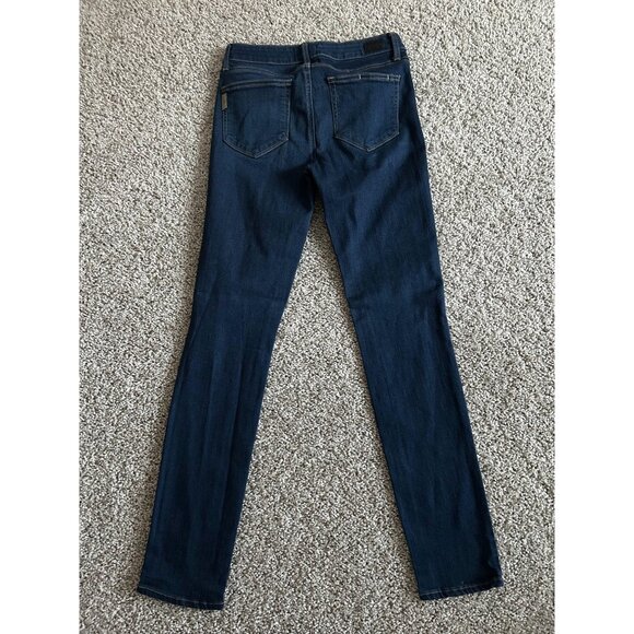 Paige Womens Sz 28 Skyline Skinny Dark Wash Jeans - Picture 2 of 11